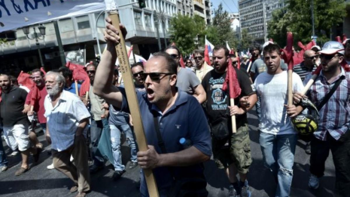 Grevă generală de 24 de ore, vineri, în Grecia. A doua manifestare de acest fel, în mai puţin de patru luni