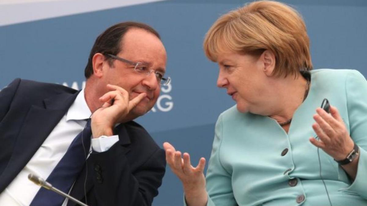 Hollande şi Merkel vor discuta despre spionajul american la Bruxelles