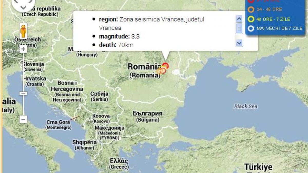 Două cutremure au zguduit azi noapte România. Ce intensitate au avut seismele