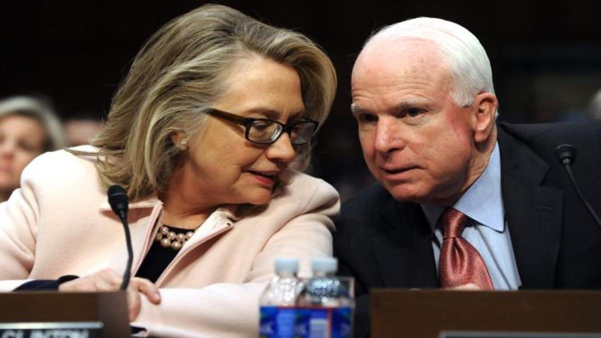 John McCain: &quot;Hillary Clinton ar fi un candidat formidabil la alegerile din 2016&quot;