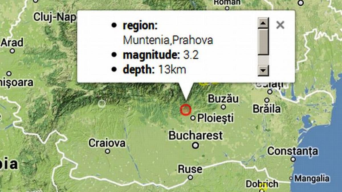 Seismele nu le dau pace românilor. Un CUTREMUR a avut loc noaptea trecută în Prahova