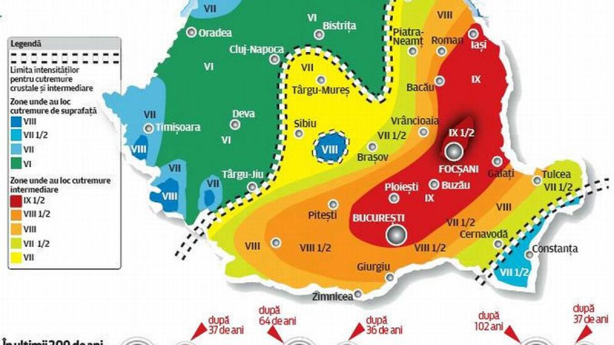 Un nou CUTREMUR a zguduit România în această dimineaţă. Este al TREILEA în ultimele 8 ore