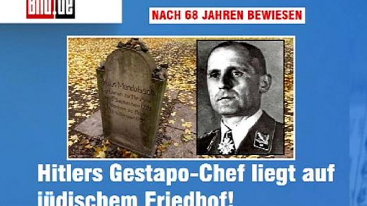 Unul dintre cei mai importanţi lideri nazişti, îngropat în secret în cimitirul evreiesc din Berlin