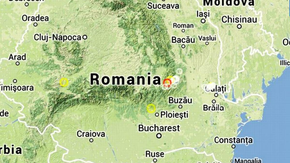 Un nou cutremur a avut loc în România. Vedeţi cât de puternic a fost seismul