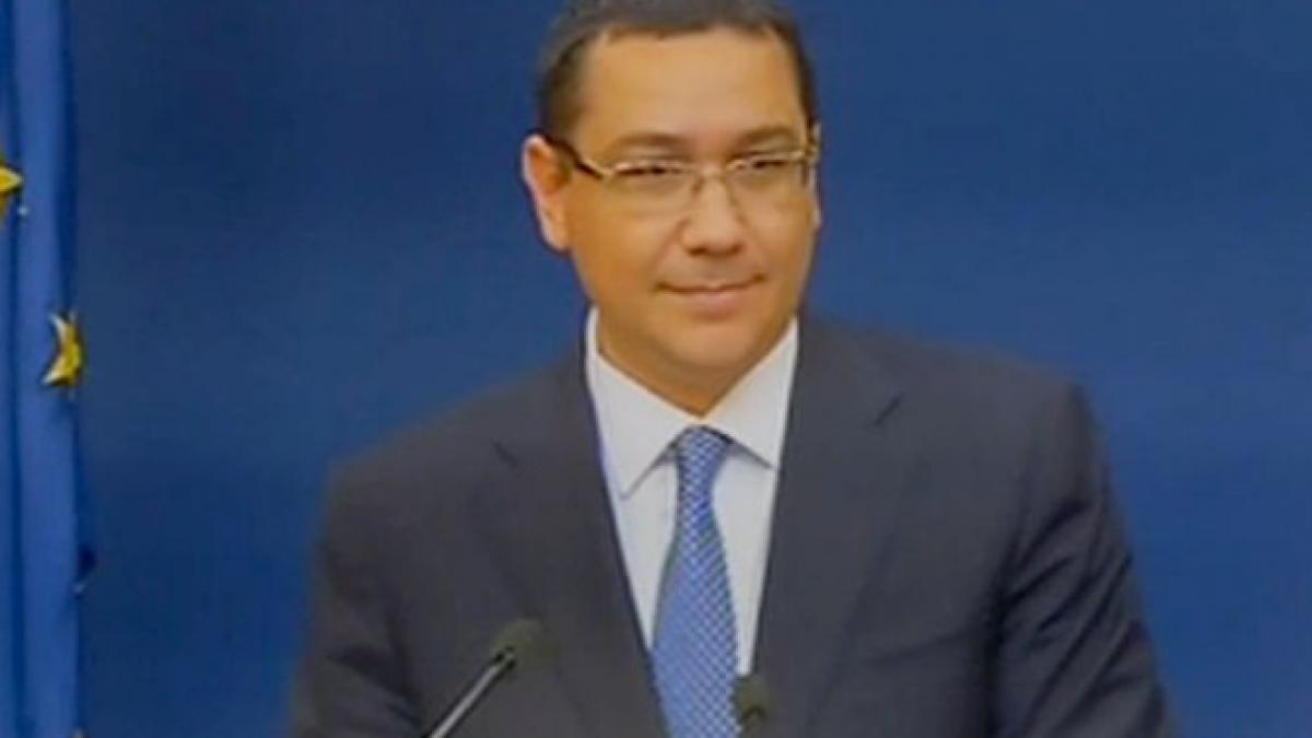 Ponta: Dacă Băsescu respinge bugetul, salariile nu vor mai fi mărite şi pensiile nu vor mai fi indexate