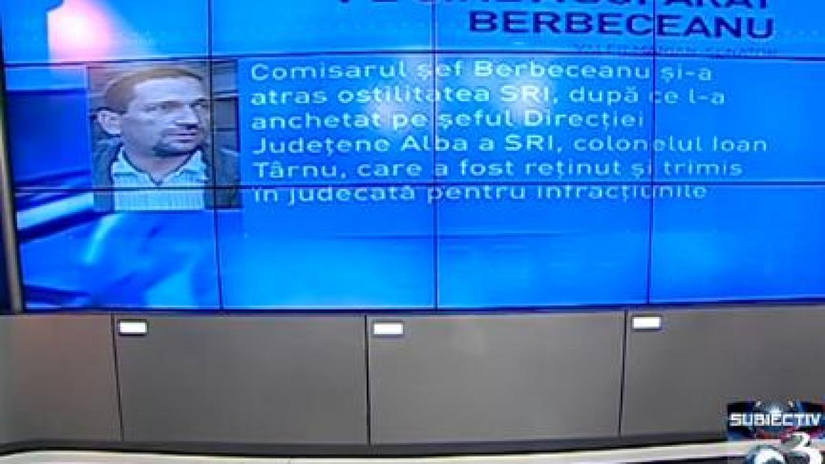 Berbeceanu, victima şefilor DIICOT, SRI, DGIPI şi MAI? Fostul şef al BCCO Alba ancheta nume grele înainte de a fi reţinut