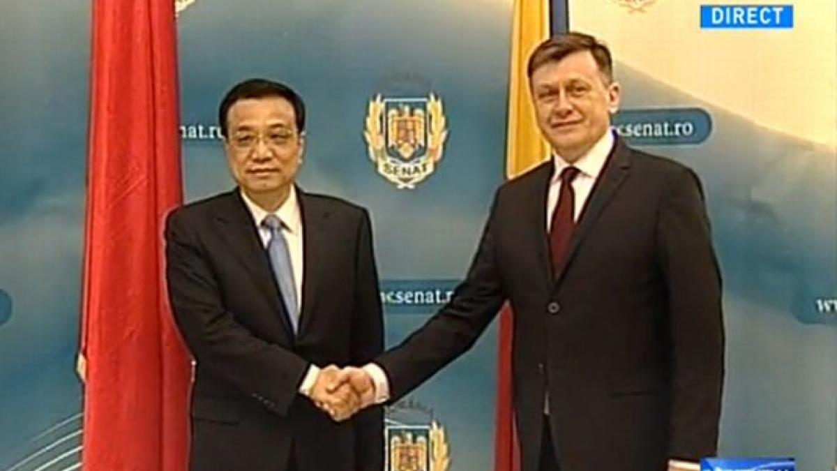 Vizită istorică a premierului chinez în Parlament