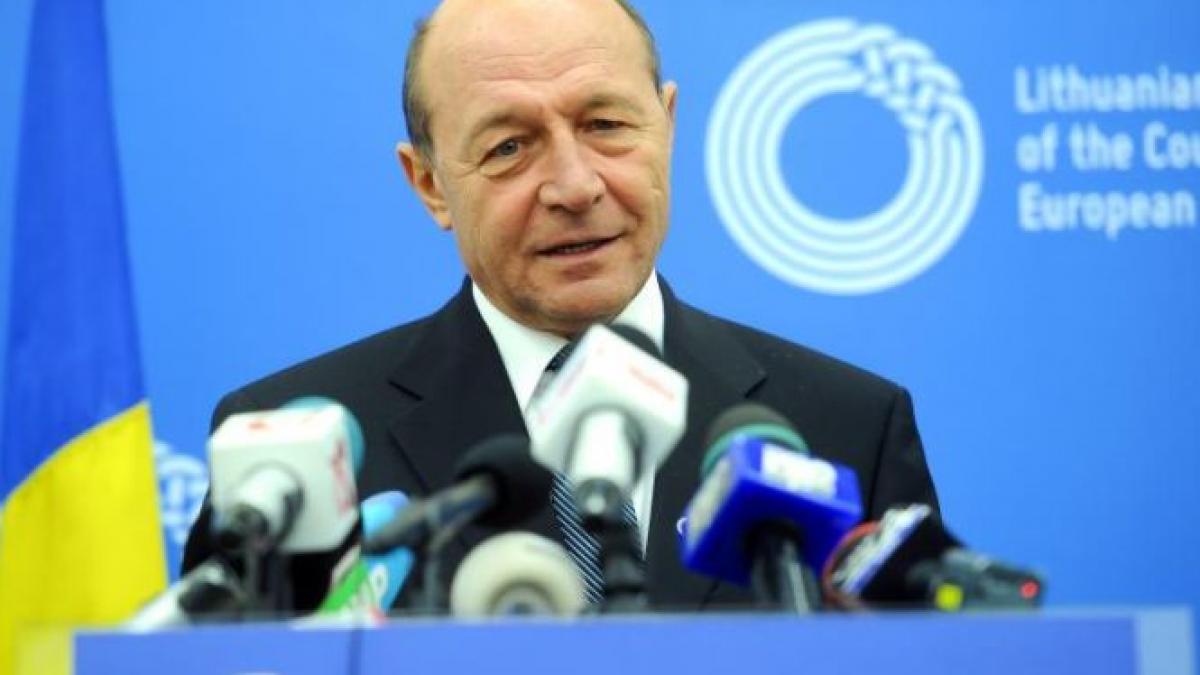 &quot;UE a trecut Prutul&quot;. Ce declaraţii a făcut Traian Băsescu după summitul de la Vilnius