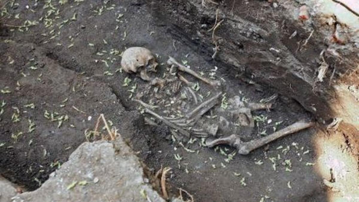 Cimitir medieval în centrul Timişoarei. Arheologii au descoperit schelete de copii în Piaţa Sfântul Gheorghe