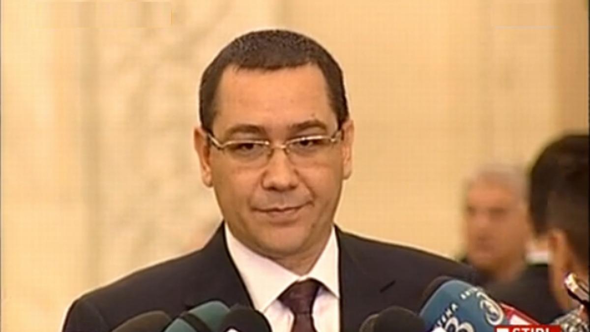 Ponta: Bugetul pe 2014 adoptat de Parlament nu prevede nicio tăiere de la nimeni