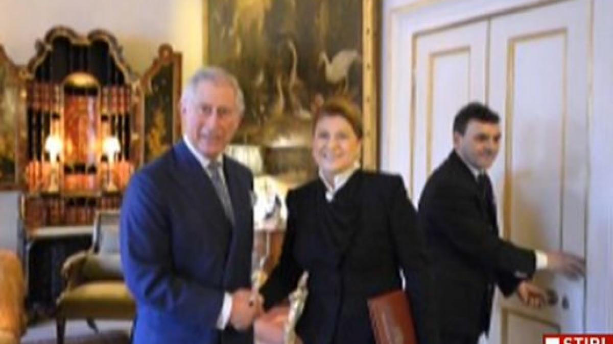 Rovana Plumb, la o discuţie cu Prinţul Charles pe implementarea unor staţii de epurare ecologice, după modelul celei de la Viscri