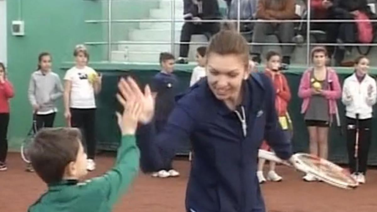 Micii campioni, faţă în faţă cu idolii lor: Sorana Cîrstea, Horia Tecău şi Simona Halep 