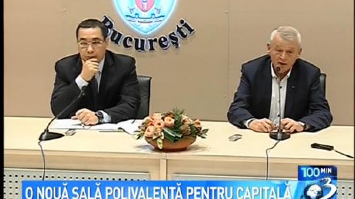 Proiecte comune ale Guvernului şi Primăriei Capitalei. Bucureştiul va avea o nouă sală polivalentă