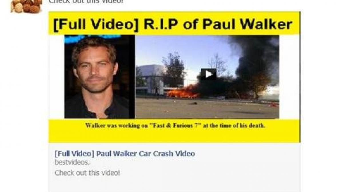 &quot;Vezi TOT VIDEO-ul cu accidentul în care a murit Paul Walker&quot;. Mii de fani au rămas fără cuvinte