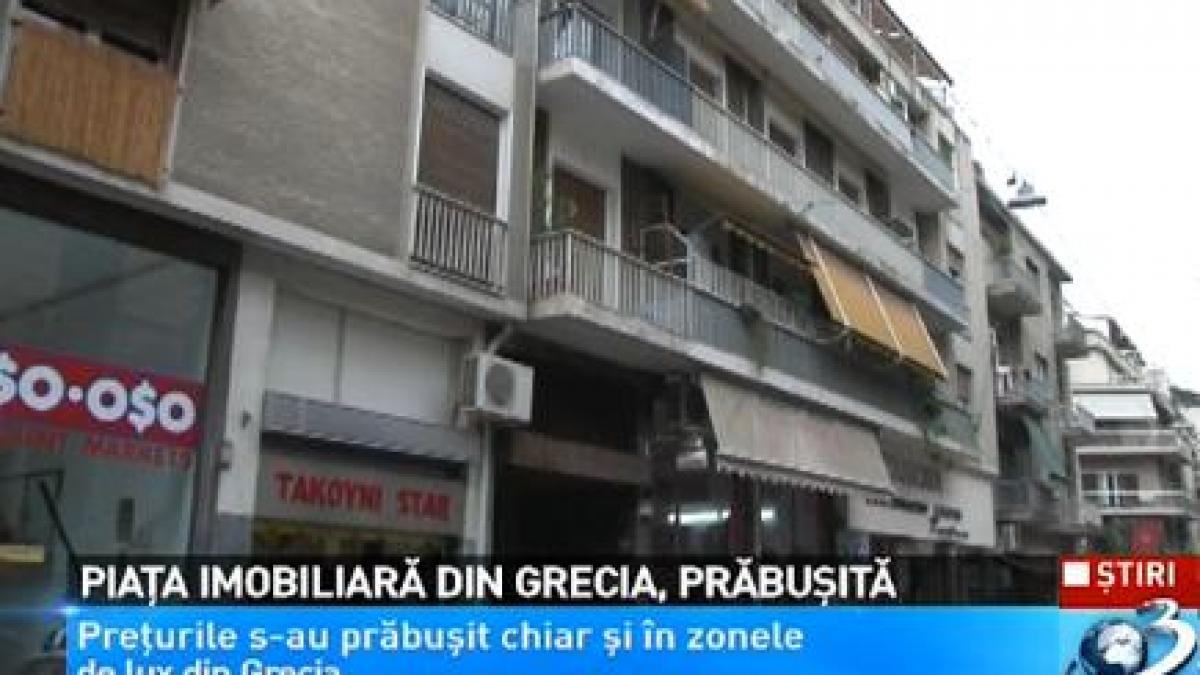 Piaţa imobiliară din Grecia s-a prăbuşit din cauza crizei economice