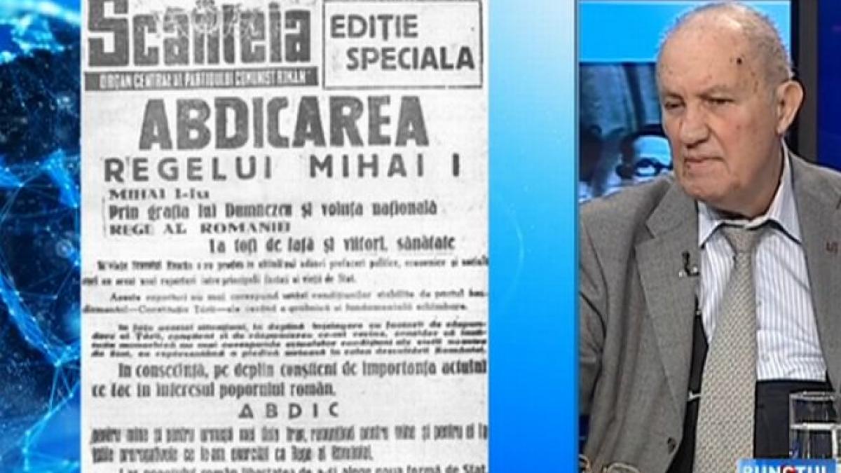   Dinu C. Giurescu: Regele Mihai este cel care a refăcut, acolo unde se putea, unitatea teritorială a statului român