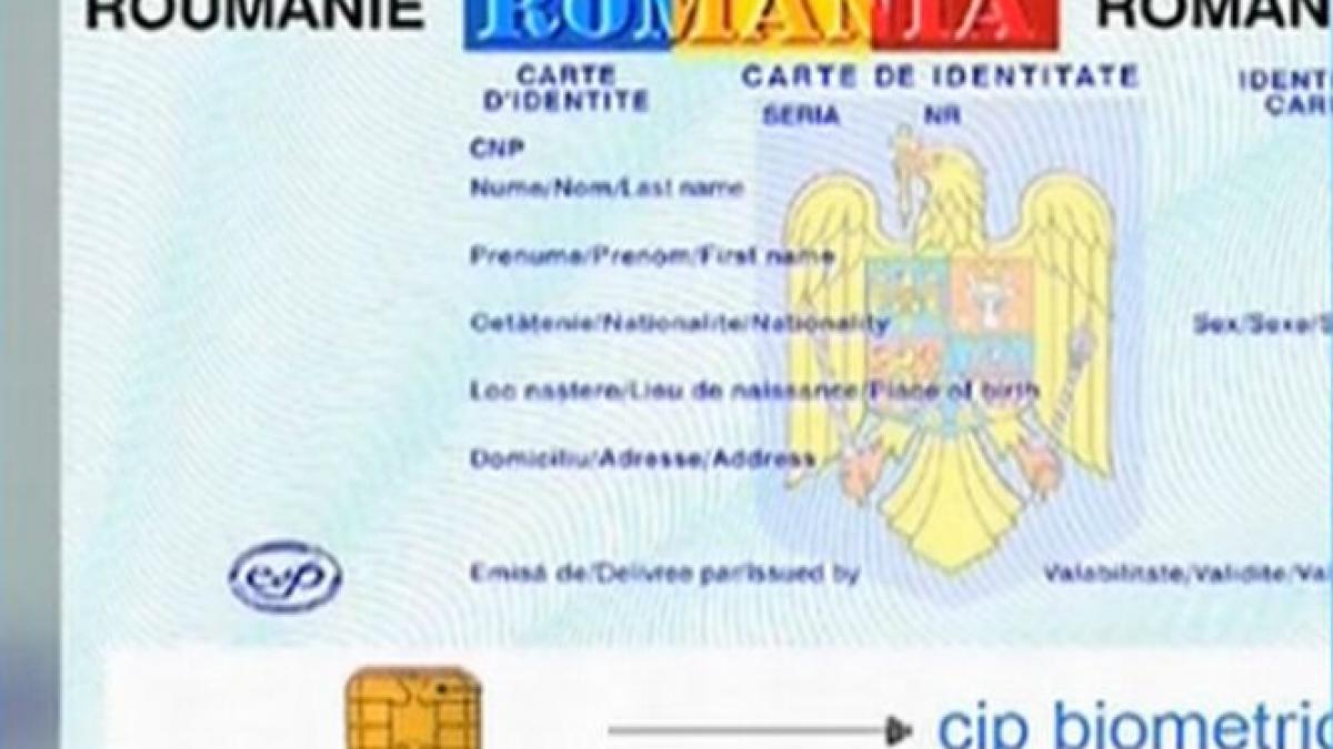 Românii îşi vor putea face buletine biometrice începând cu 1 aprilie 2014