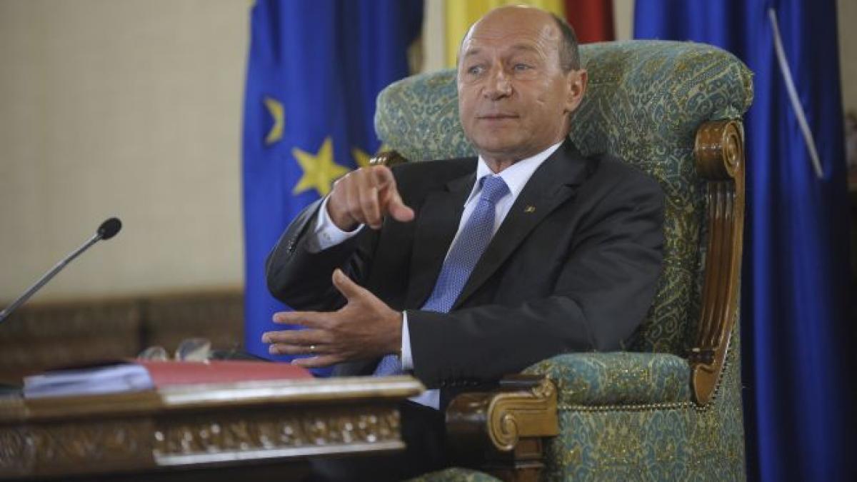 Preşedintele Băsescu vrea referendum pe unicameral