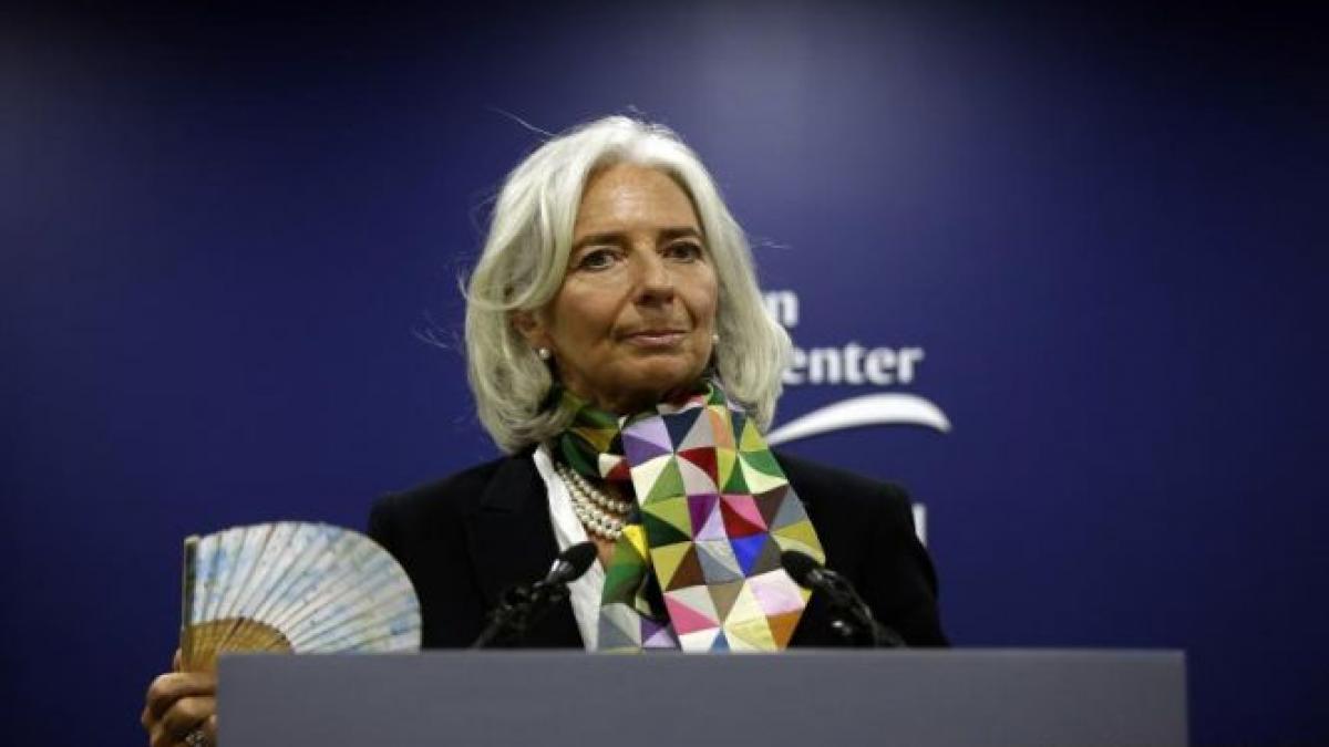 Lagarde: FMI îşi va îmbunătăţi estimările privind creşterea economiei mondiale