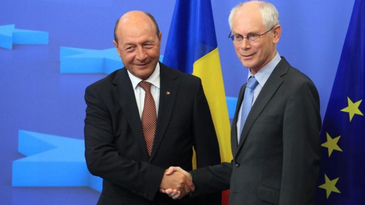 Băsescu se va întâlni joi cu preşedintele CE, urmând să discute despre priorităţile României în UE, Schengen şi asocierea R. Moldova