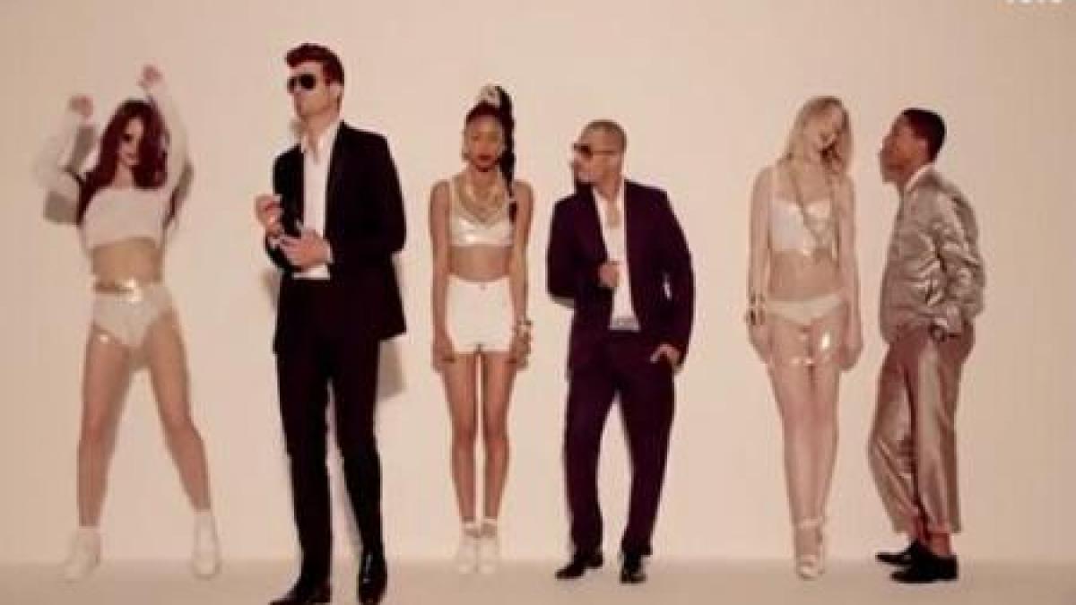 Cântăreţul melodiei &quot;Blurred Lines&quot;, Robin Thicke și familia Gaye au soluționat amiabil conflictul privind presupusul plagiat