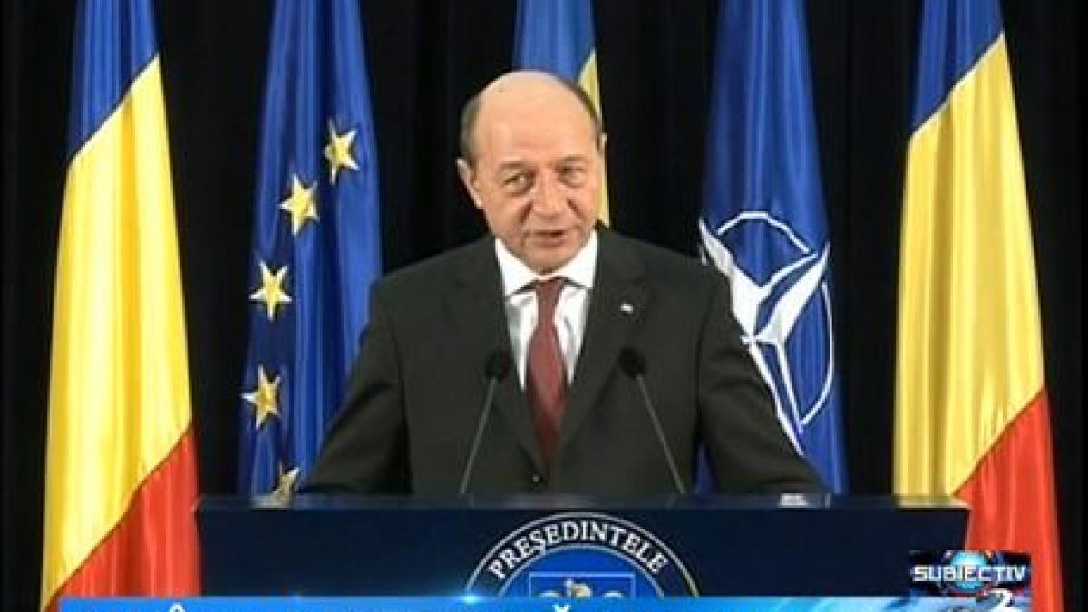 Băsescu: Declaraţia lui Putin este un mesaj pozitiv