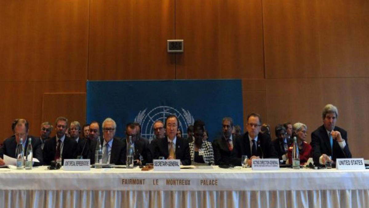 Conferinţa Geneva II. Ban Ki-moon cere regimului sirian şi opoziţiei de profite de această „mare oportunitate”