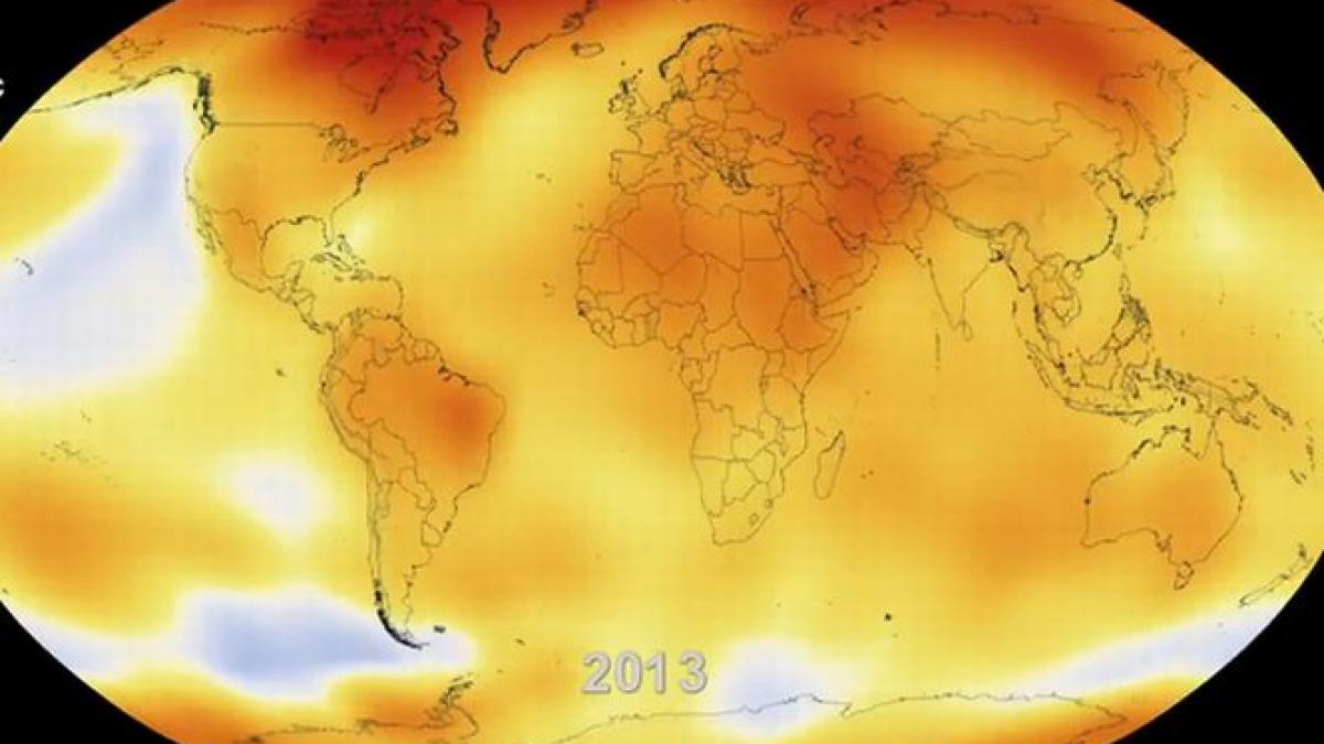 NASA: Tendinţa de încălzire a planetei nu poate fi negată. Anul 2013, unul dintre cei mai calzi de când s-au început măsurătorile