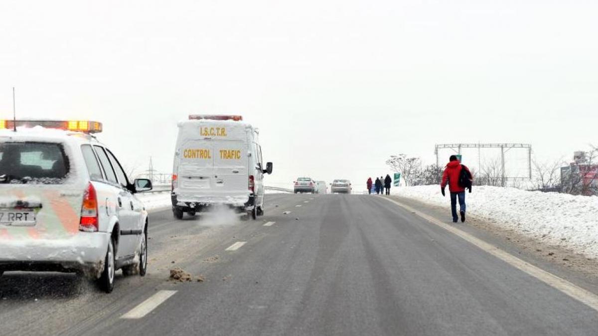 ACCIDENT pe A1. Cel puţin o persoană a fost rănită