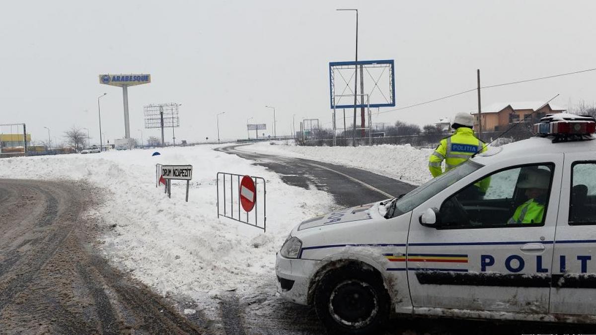 TRAFIC ÎNCHIS pe A2 Lehliu - Feteşti şi 14 drumuri naţionale din şase judeţe