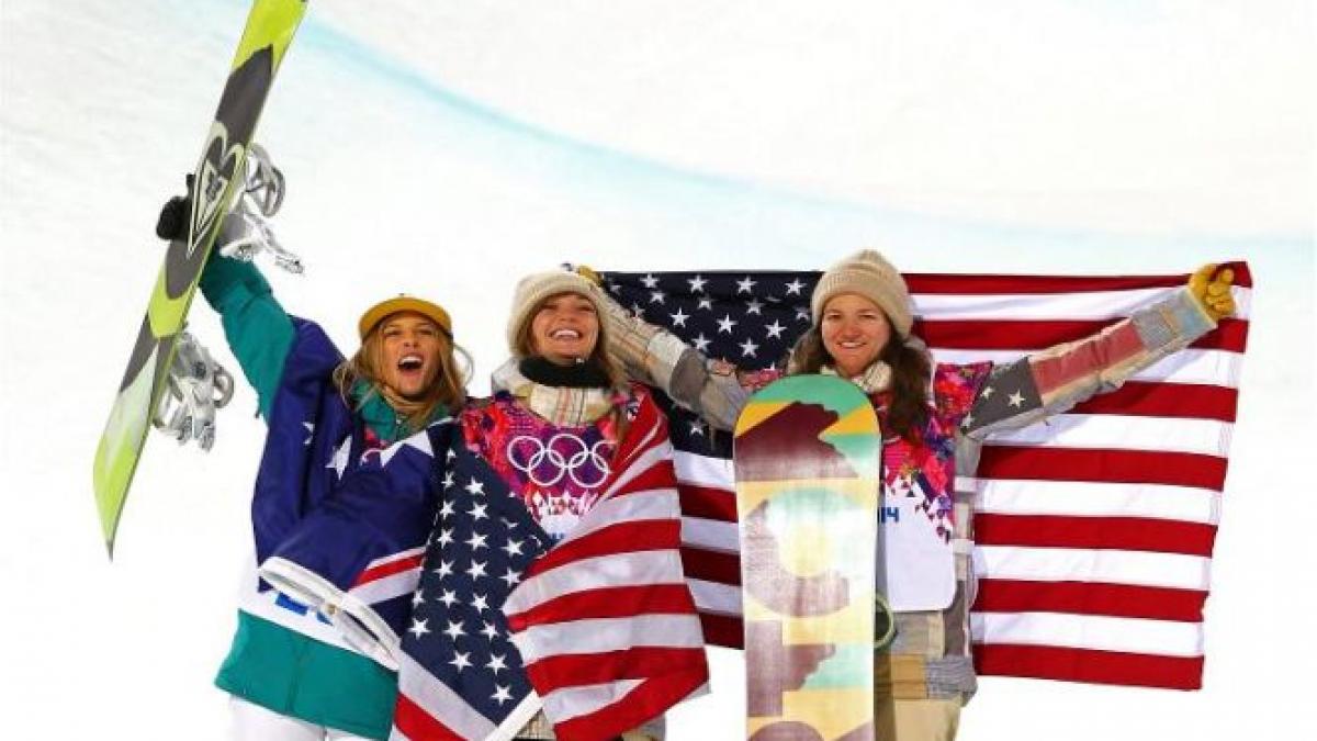 Kaitlyn Farrington a cucerit titlul olimpic în proba de halfpipe a concursului de snowboard