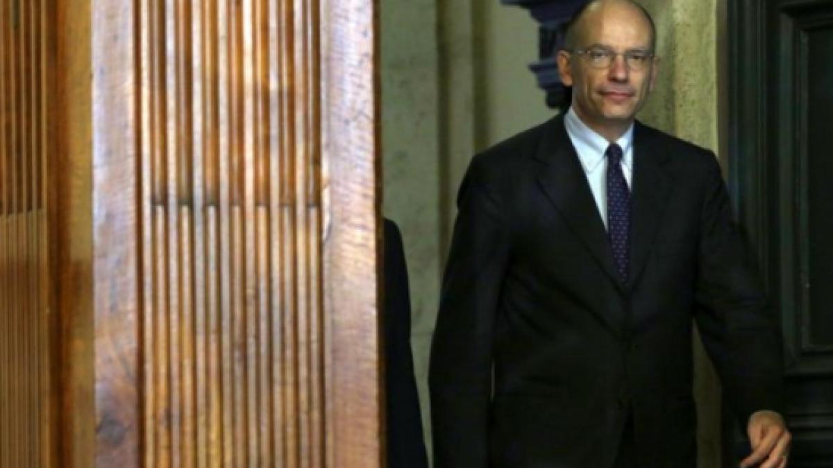 Primul ministru al Italiei, Enrico Letta, a demisionat