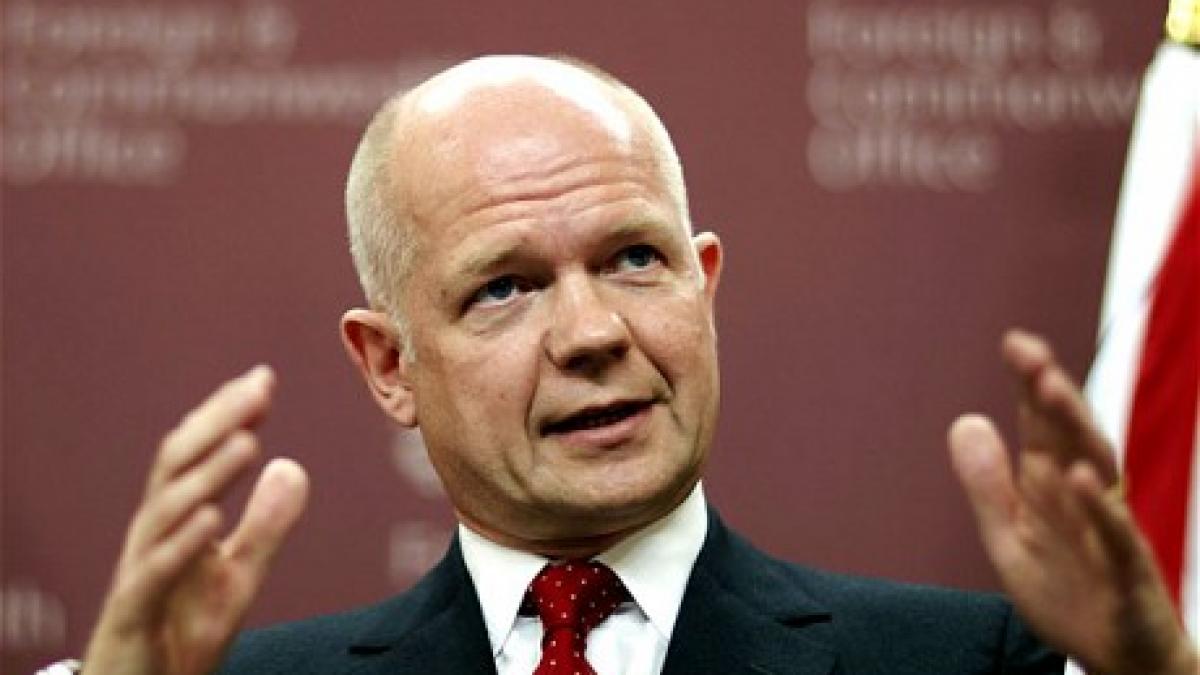 William Hague: Regimul Bashar al-Assad este responsabil de EŞECUL negocierilor de la Geneva