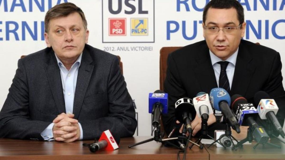 Antonescu: Am cam fost daţi afară de la guvernare. USD: Susţinem restructurarea Guvernului, dacă e consens în USL. Premierul, interimar la Finanţe. USD nu se rupe