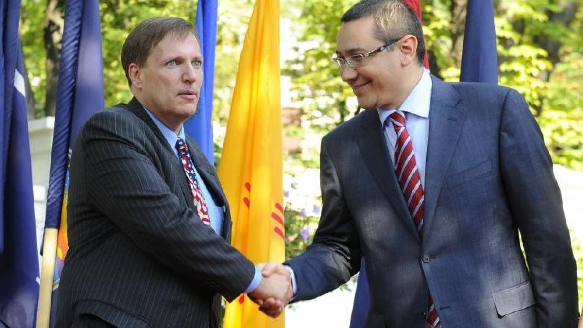 Însărcinatul cu afaceri al SUA în România, la Guvern, pentru o discuţie cu Victor Ponta 