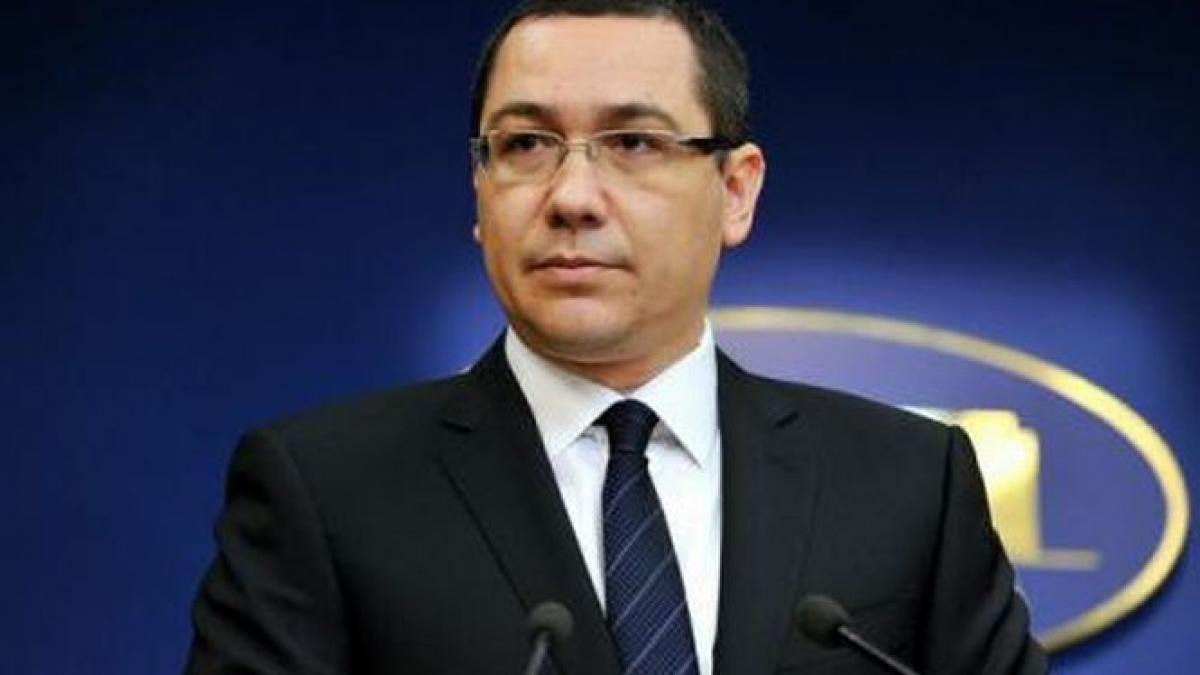 Ponta a preluat interimatul la Ministerul Finanţelor