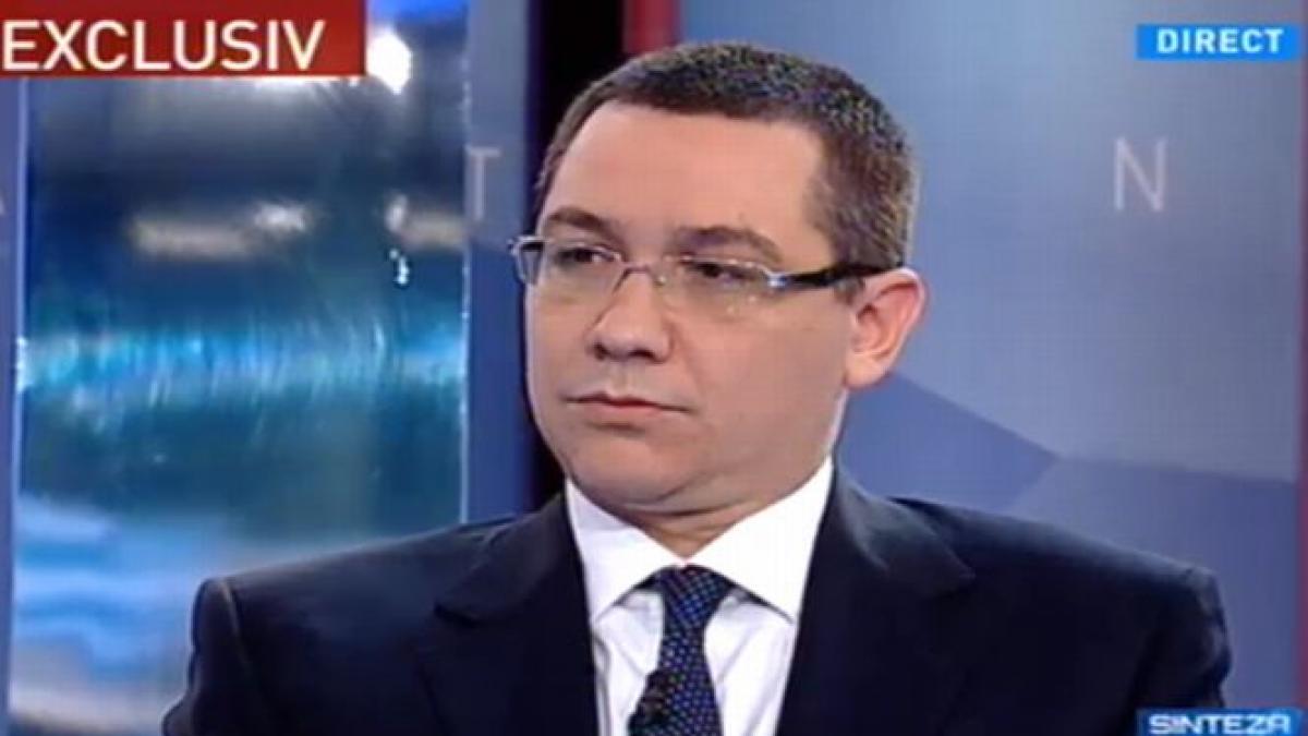 Victor Ponta, la Sinteza Zilei: Îl văd pe Călin Popescu Tăriceanu ca pe un candidat foarte puternic la prezidenţiale