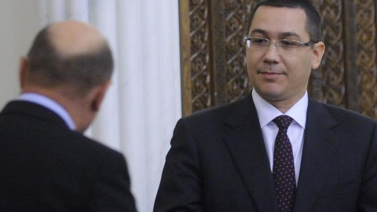 Premierul Ponta, la Palatul Cotroceni pentru discuţii cu preşedintele Băsescu