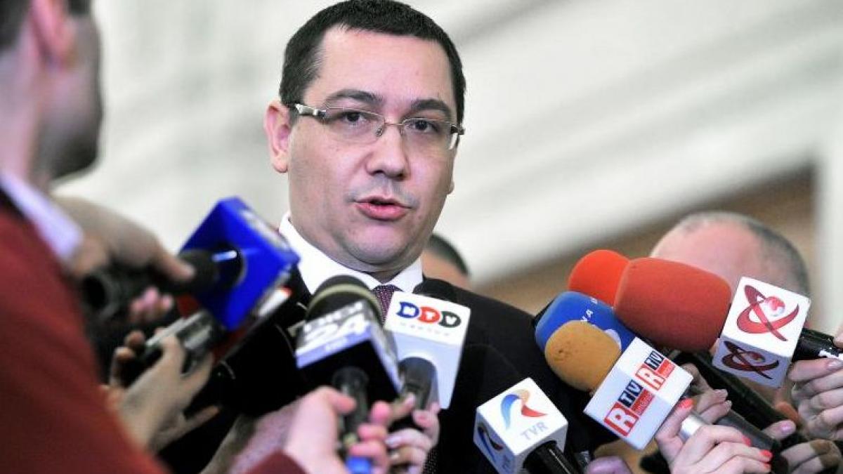 Ponta: Sper ca liberalii să nu depună moţiune de cenzură pe programul stabilit în USL, că altfel nu mai înţelegem nimic