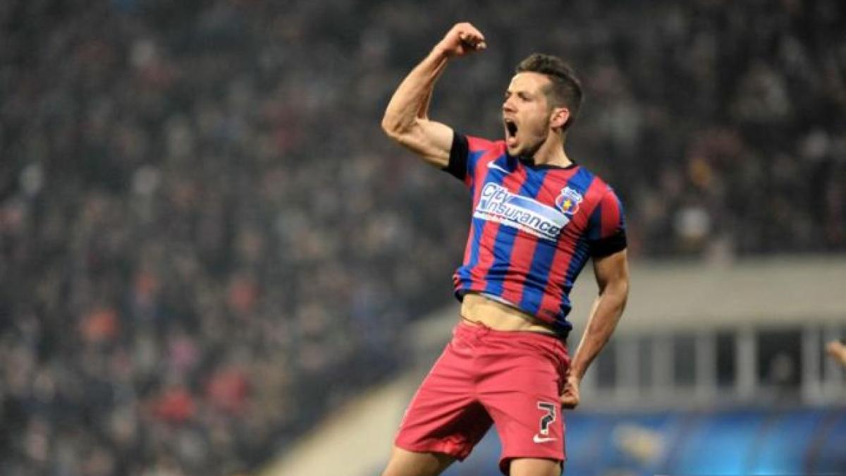 Steaua a bătut CFR Cluj cu 1-0, în Liga I