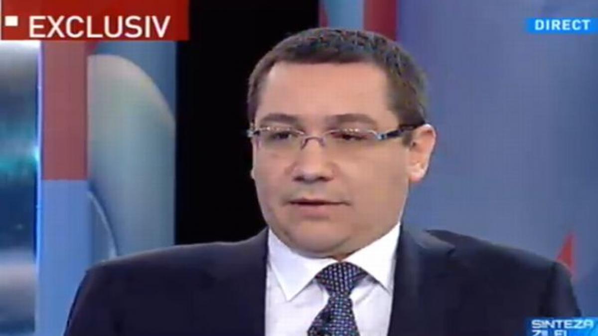 Victor Ponta: Dacă aş candida şi câştiga alegerile prezidenţiale, aş numi premier un liberal