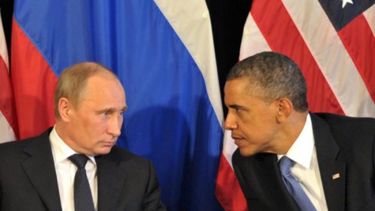 Obama şi Putin au discutat pe tema situaţiei din Ucraina