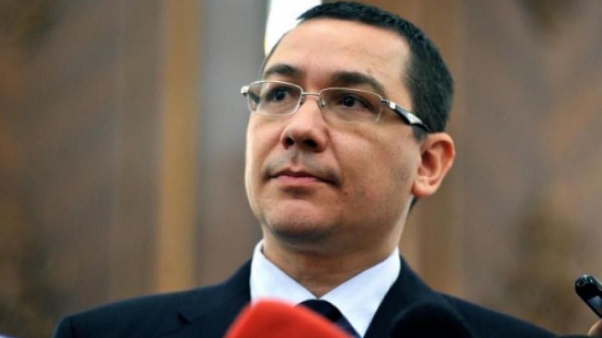 Ponta: Partidul Naţional Liberal e un partid serios pe care îl respect 