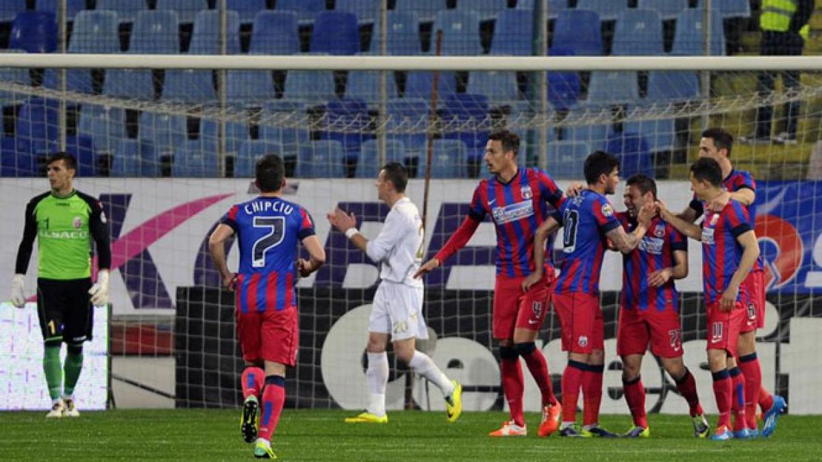 Steaua îşi continuă drumul spre titlul 25. Campioana a învins cu 4-0 pe FC Botoşani