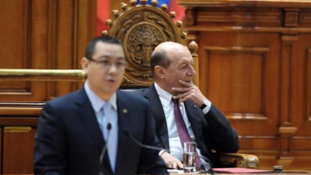 Băsescu: Ponta a cedat nervos. Soluţia de a se ascunde într-un buncăr la MApN arată că şi-a pierdut controlul