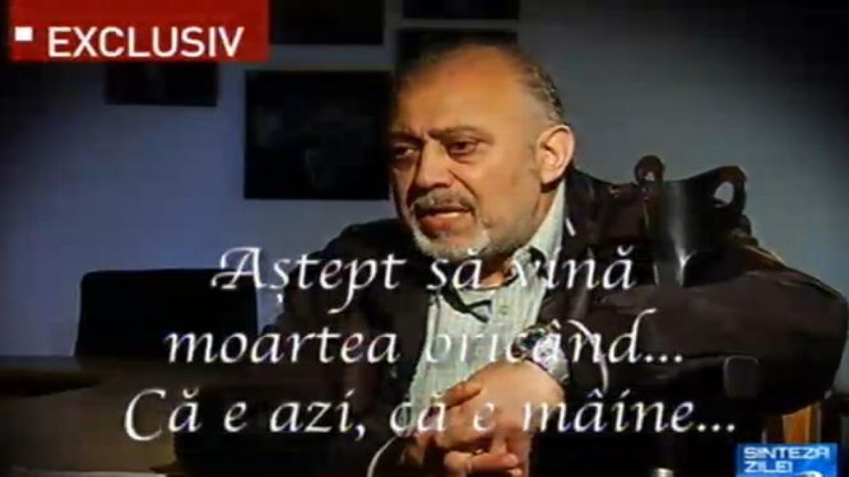 Sinteza zilei: &quot;Aştept să vină moartea oricând&quot; - Interviu cu un deţinut muribund