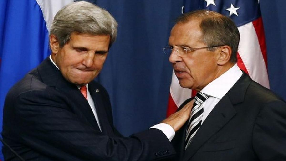 Kerry şi Lavrov s-au întâlnit pentru a analiza criza politică din Ucraina