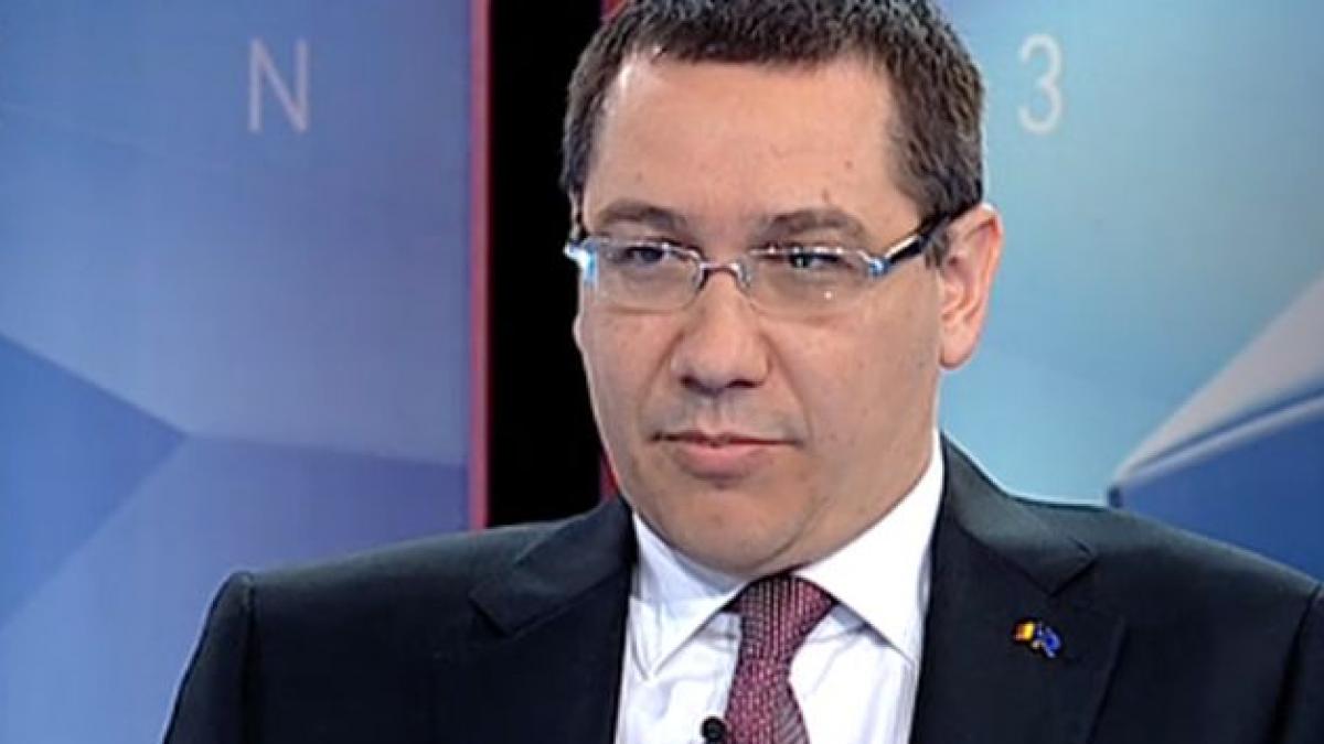 Victor Ponta: Trebuie să avem un alt model de preşedinte