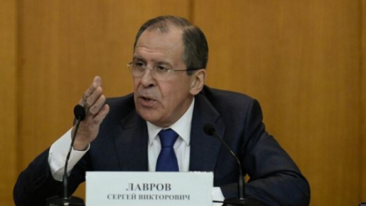 Serghei Lavrov: SUA trebuie să convingă autorităţile de la Kiev să înceteze operaţiunile