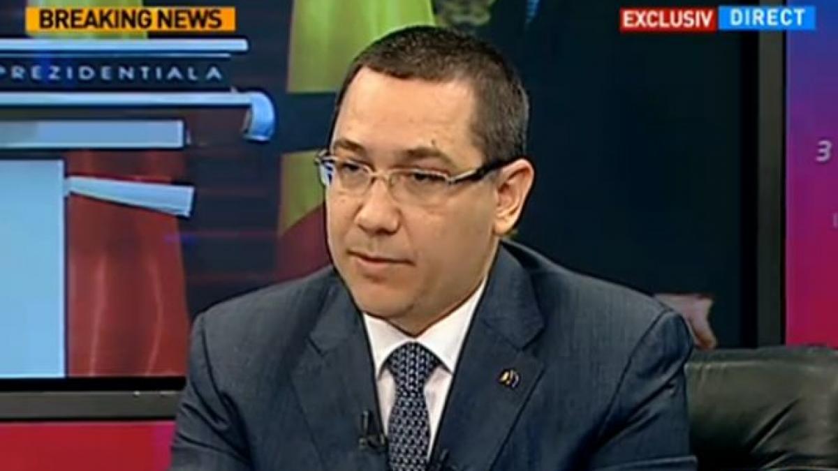 Premierul Ponta: Rogozin are un rol provocator. Se impunea o întâlnire a autorităţilor române, dar Băsescu se plimba cu Udrea